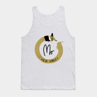 Dachshund wedding Mr - Est 2021 Tank Top